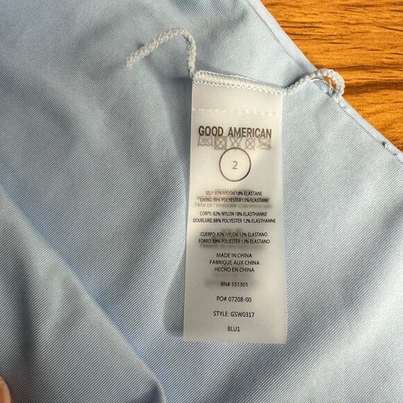 Good American Matte‎ Good Waist Bikini Bottom Size 2 Medium High Rise Cheeky NEW - Picture 4 of 7